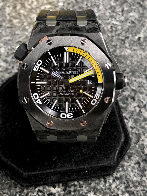 audemars piguet royal oak diver carbon|royal oak offshore diver price.